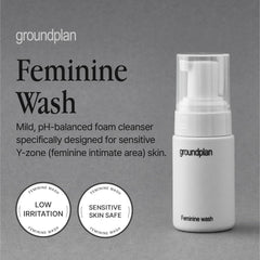 Groundplan Feminine Wash foamy texture delivers gentle cleansing with a comfortable feel