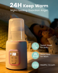 GROWNSY bottle warmer features auto shut-off for safe operation.