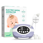 GROWNSY Electric Nose Suction for Baby in purple, compact for on-the-go relief.