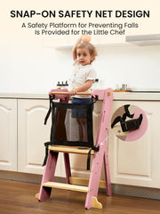 GROWNSY stool with compact folding for easy storage