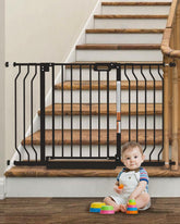 Grownsy Mom's Choice baby gate anti-stumble pedal enhances stair safety