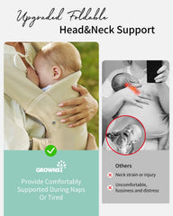 GROWNSY Soft breathable fabric creates a cozy cradle for daily wear.