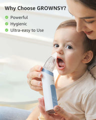 GROWNSY aspirator offers three suction levels for customizable comfort.