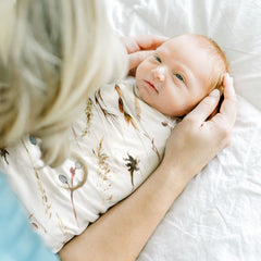 GRSSDER jersey-knit baby blanket offers soft, breathable comfort for delicate skin.