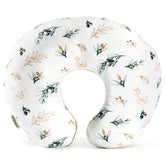 GRSSDER nursing pillow cover in stretchy minky fabric provides plush comfort during feeds.