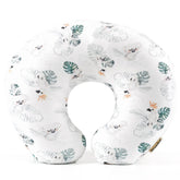 GRSSDER nursing pillow cover in stretchy minky offers baby-friendly softness