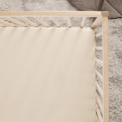 GRSSDER Pack n Play sheets with elastic band for quick, easy changes.