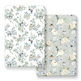 GRSSDER elastic-edge fitted pack n play sheets securely fit standard mattresses.