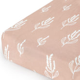GRSSDER Soft Muslin Crib Sheet close-up showing breathable fabric for sensitive skin