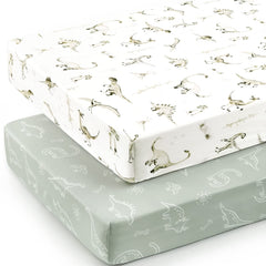 GRSSDER stretch jersey crib sheet delivers ultra-soft, comfortable touch for babies.
