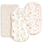GRSSDER ultra-soft stretchy bassinet sheet offers gentle skin contact for restful sleep.