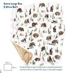 GRSSDER swaddle blanket folded in nursery for cozy swaddling moments