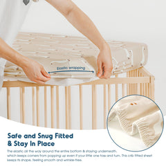 GRSSDER universal-fit 52x28x8 grips standard cribs securely