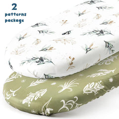 GRSSDER universal-fit bassinet sheet with elastic bottom for secure stay