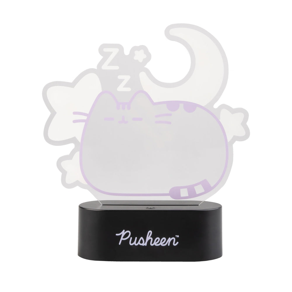 Grupo Erik Pusheen lamp top view, cozy night light for kids and fans.