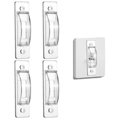 Gsbnjuy 4-pack switch cover guard protects against accidental activation in homes.