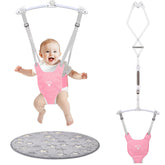 G TALECO GEAR baby jumper doorframe with adjustable strap supports growing babies.