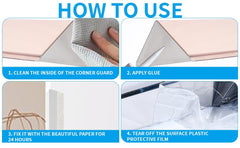 GuangzhuBS rose gold corner guard close-up edge detail highlights durability.