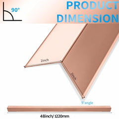 GuangzhuBS rose gold corner guard installation demonstrates simple glue alignment.