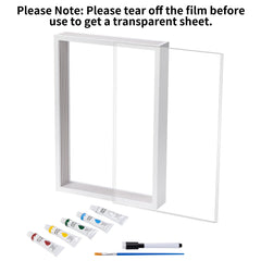 Guanshiya brushes and marker included for easy DIY keepsake creation