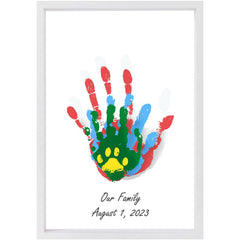 Guanshiya paint colors set with five shades for vibrant handprint art