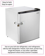 Guardianite Refrigerator Door Lock White installation instructions with clear steps