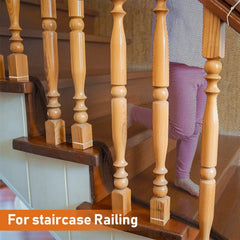 Gudui banister guard mesh with ultra small holes for finger safety