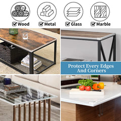 Gudui safety-soft material offers gentle protection for children around edges.