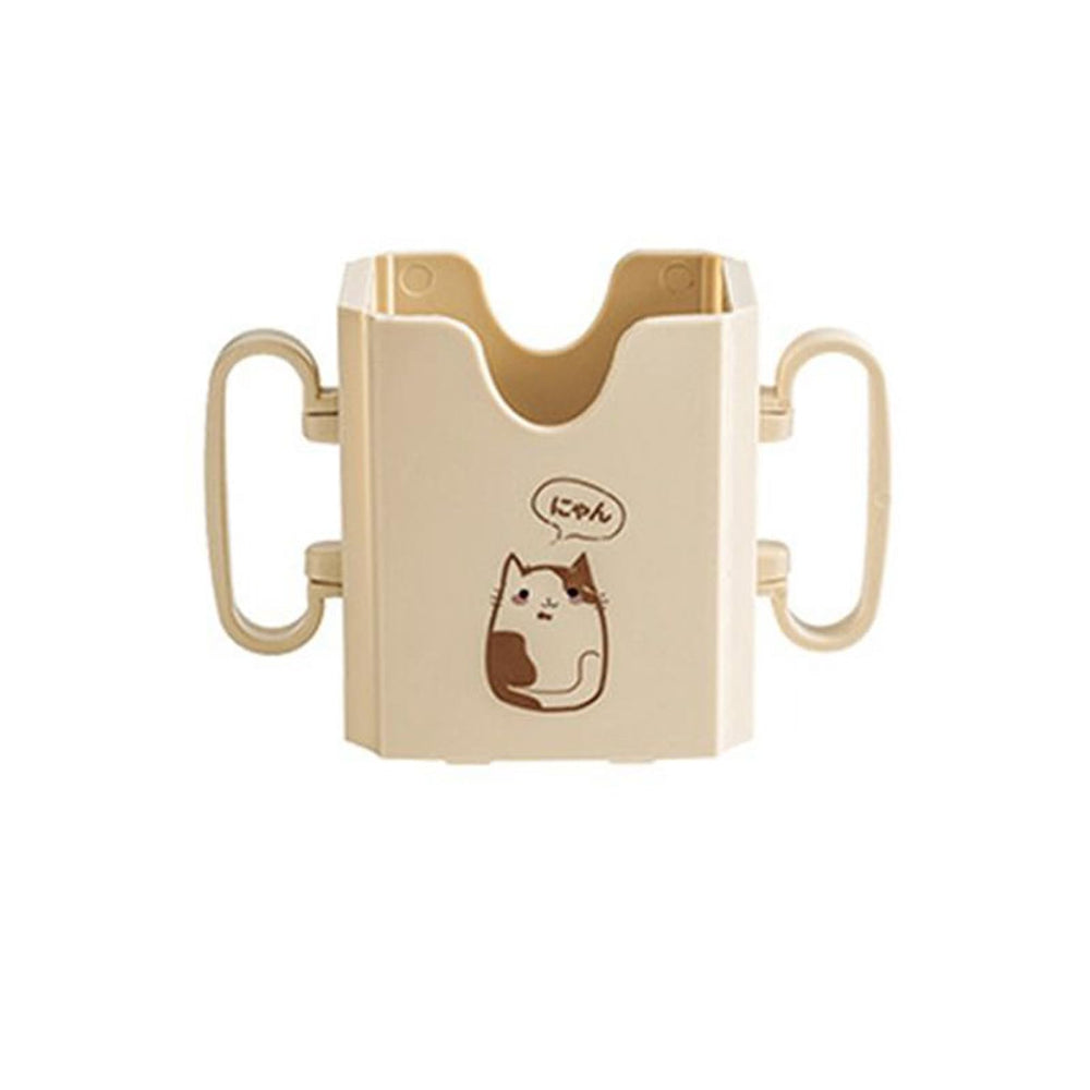 GUEDKIKL juice box holder in khaki color keeping drinks steady for kids