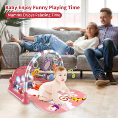 GUGUKUKU TV rattle visuals stimulate tracking and focus during tummy time.