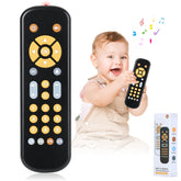 GUIGUZHJ baby remote front view promotes easy grip and imaginative play.