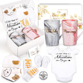 Guiseapue new mom gift box with baby essentials for gender reveals and baby showers