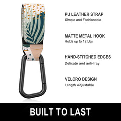 Gukeniu hooks abstract leaf style hold toys or bottles securely