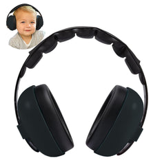 GUKOY baby ear protection folded earmuffs show compact portability for on-the-go use.