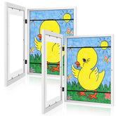 GULETHUN 2-pack 11x14 front-opening frames for wall display with easy artwork swap.