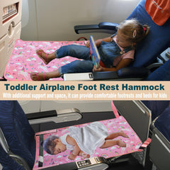 Gulissa pink toddler airplane bed unfolded, spacious sleep area.