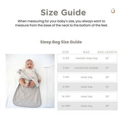 Gunamuna transitional swaddle fabric close-up, soft and flexible for growing babies