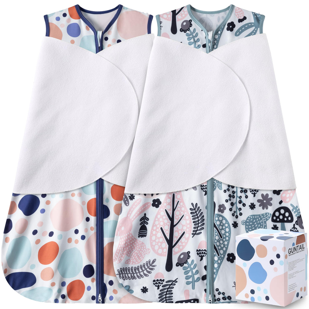 GUNTAIL newborn sleep sack front view promotes safer sleep in crib.