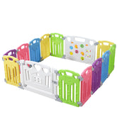 Gupamiga Baby Playpen showing easy assembly steps for quick setup