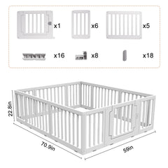 Gupamiga Playpen anti-clip-junction enhances enclosure safety.