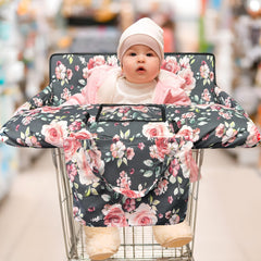 gxfcymxbd 2-in-1 high chair cover offers a safe, comfortable dining surface.