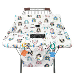 gxfcymxbd shopping cart cover provides soft cotton comfort for baby during store visits