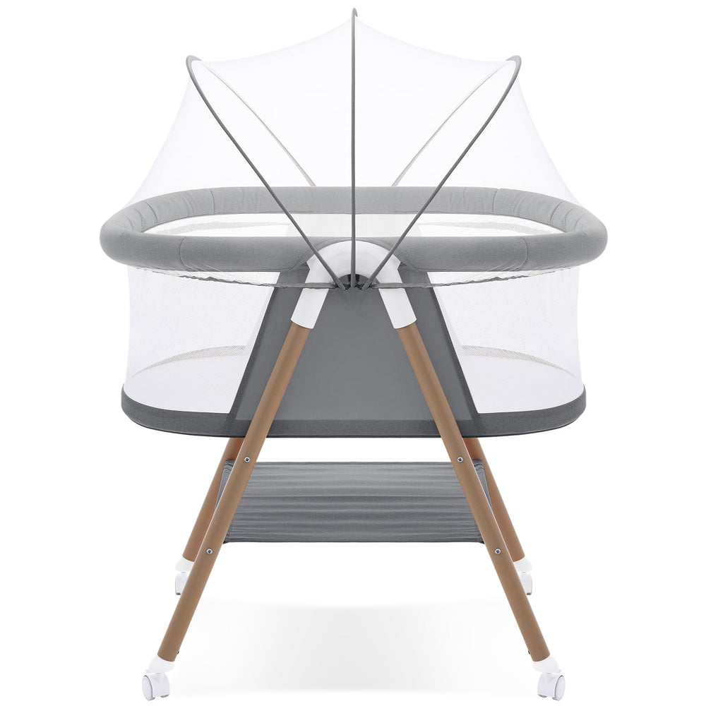 GYARING baby bassinet 3in1 assembly demonstrates sturdy, portable design for travel