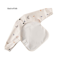 GZMM baby bib with food catcher helps catch drips for easier cleanup