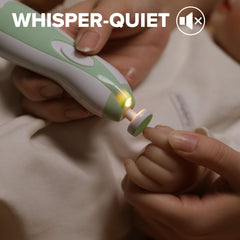 haakaa quiet-nail-trimmer ensures gentle trimming without startling baby.