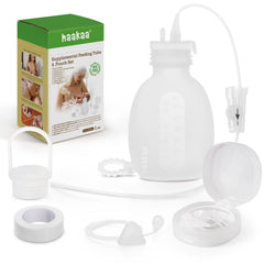 Haakaa SNS dual-tube flow controls for precise milk flow.