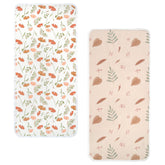Haakaa waterproof changing pad liner with soft cotton top shows texture for gentle skin contact and surface protection.