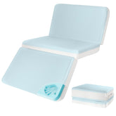 Haavookix 3-inch trifold crib mattress folded for travel offers compact comfort.
