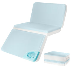 Haavookix 3-inch trifold crib mattress folded for travel offers compact comfort.