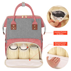 HABOPET stroller clip and top handle provide versatile carrying options.
